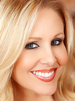 Julia Ann spreads her pussy lips in the local bar